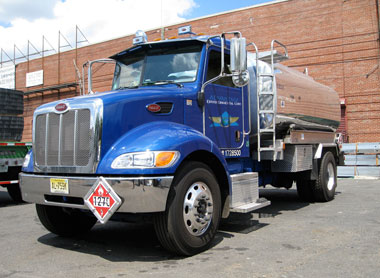 Truck to collect used oils in New Jersey and New York